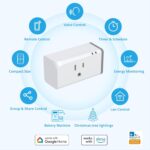 SONOFF S31 WiFi Smart Plug with Energy Monitoring, 15A Smart Outlet Socket ETL Certified, Work with Alexa & Google Home, IFTTT Supporting, 2.4 Ghz WiFi Only (2-Pack) - Image 3
