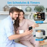 SONOFF S31 WiFi Smart Plug with Energy Monitoring, 15A Smart Outlet Socket ETL Certified, Work with Alexa & Google Home, IFTTT Supporting, 2.4 Ghz WiFi Only (2-Pack) - Image 9