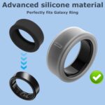 Oura/Samsung Galaxy Ring Protector - 4 Pack Anti-Scratch Elastic Silicone Case for Oura, Galaxy Ring 5, 6, 7, 8, 9, 10, 11, 12, 13 - Image 3