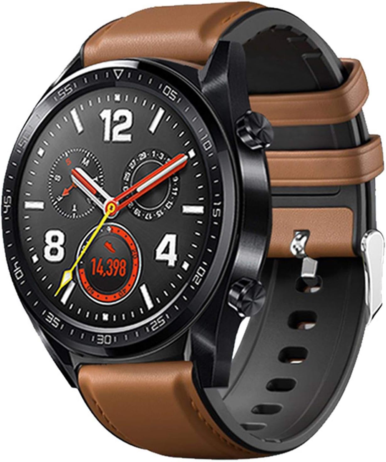 22mm 20mm Silicon Strap for Huawei Watch GT2e /GT2 46MM Honor Magic 2 Smart Band Bracelet Stainless Straps for GT 2e (Color : Brown, Size : Magic 2 42) - Image 5