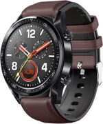22mm 20mm Silicon Strap for Huawei Watch GT2e /GT2 46MM Honor Magic 2 Smart Band Bracelet Stainless Straps for GT 2e (Color : Brown, Size : Magic 2 42) - Image 6