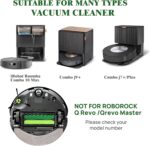 Replacement Parts Kit for iRobot Roomba Combo 10 Max,Combo j9+,Combo j7+/Plus Robot Vacuum Cleaner-2 Rubber Brushe+4 Side Brushe+6 HEPA Filter+4 Mop Pad+4 Dust Bag+1 Clean Tool - Image 3