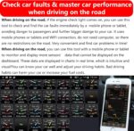 WiFi ELM327 OBD2 Adapter WiFi ELM 327 OBD2 Scanner for Android iOS iPhone OBDii Car Scanner Code Reader Connector Dongle OBD ELM327 OBD2 Scanner Diagnostic Tool Interface for Torque - Image 5