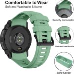 Silicone Watch Bands for Garmin Instinct 3 45mm, Soft Silicone Strap Sport Wristband Replacement Strap for Garmin Instinct 3 45mm - Image 3