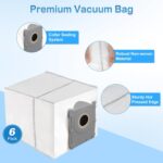 19 Pack Replacement Parts for Ecovacs Deebot X8 Pro Omni for Yeedi S14 Plus Robot Vacuum Accessories include 1 Main Brush, 1 Roller Mop Pad, 4 Hepa Filter, 6 Side Brush, 6 Dust Bag - Image 7