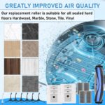 19 Pack Replacement Parts for Ecovacs Deebot X8 Pro Omni for Yeedi S14 Plus Robot Vacuum Accessories include 1 Main Brush, 1 Roller Mop Pad, 4 Hepa Filter, 6 Side Brush, 6 Dust Bag - Image 8