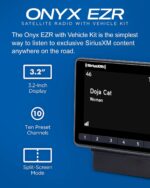 SiriusXM SXEZR1V1 Onyx EZR Satellite Radio with Vehicle Kit - Enjoy SiriusXM in Your Existing Car Stereo and Beyond with This Dock and Play Radio - Image 3