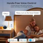 Geeni Current Smart Wi-Fi Outlet with 2 Fast Charge USB Ports (20W USB-C PD & Quick Charge USB-A), Voice Control, No Hub Required, Compatible with Alexa & Google Home - Image 5