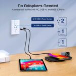 Geeni Current Smart Wi-Fi Outlet with 2 Fast Charge USB Ports (20W USB-C PD & Quick Charge USB-A), Voice Control, No Hub Required, Compatible with Alexa & Google Home - Image 6