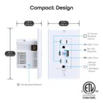 Geeni Current Smart Wi-Fi Outlet with 2 Fast Charge USB Ports (20W USB-C PD & Quick Charge USB-A), Voice Control, No Hub Required, Compatible with Alexa & Google Home - Image 8