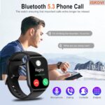 Smart Watch for Men Women Answer/Make Calls,Smartwatch with Heart Rate Sleep Counter Fitness Tracker, 100+ Sport Modes IP68 Waterproof Step Counter Smartwatch for iOS Android. - Image 3
