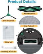 Replacement Parts for iRobot Roomba Combo Essential Y0140 Y0112 Y0110 Robot Q0120 Q0110, 21 Pack Quality Accessories for Better Cleaning Performance - Image 7