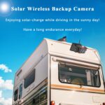 Magnetic Wireless Backup Camera + 5 Inch Monitor System, LASTBUS Solar 2 Split HD Display + Rechargeable Battery IP69 Waterproof Night Vision Rear View Camera for RV Car Trailer Truck Camper - Image 5