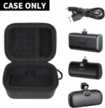 Boobowl Case Compatible with Anker Nano Power Bank with Built-in Lightning Connector 5,000 Mah 12W, Portble Charger Storage Holder for amelema/for LanLuk/for Feob Battery Pack - (Box Only) - Image 3