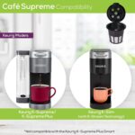 Perfect Pod Cafe Supreme Reusable Single Serve Coffee Filter Cup - Compatible with Keurig K-Supreme, K-Supreme Plus, K-Slim (See Compatibility Chart) - Image 4