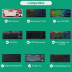 GEEKRIA TKL Keyboard Case, Hard Shell Travel Carrying Bag for 80% / 87 Keys Mechanical Gaming Keyboard, Compatible with Logitech G915 TKL, G PRO/G PRO X (Extra Space) - Image 3