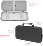 GEEKRIA TKL Keyboard Case, Hard Shell Travel Carrying Bag for 80% / 87 Keys Mechanical Gaming Keyboard, Compatible with Logitech G915 TKL, G PRO/G PRO X (Extra Space) - Image 5
