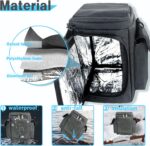 Waterproof Travel Bag Compatible with Anker SOLIX C300 DC Power Bank Station Outdoor 288Wh 90,000mAh，Power Bank Station Storage Case Cover with Two Pockets and Adjustable Strap - Image 4
