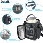 Waterproof Travel Bag Compatible with Anker SOLIX C300 DC Power Bank Station Outdoor 288Wh 90,000mAh，Power Bank Station Storage Case Cover with Two Pockets and Adjustable Strap - Image 7
