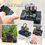 KEYESTUDIO Mini Tank Robot V2 Smart Car Kit for Arduino, IR Infrared and App Remote Control (iOS and Android), Light and Ultrasonic Follow, 8X16 LED Panel, Ultrasonic Obstacle Avoidance,15+ - Image 6