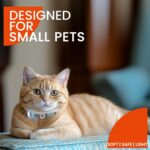 Waterproof Airtag Cat Collar Breakaway, Reflective Cat Collars with Apple Airtag Holder and Qr Code, Adjustable GPS Tracker Kitten Collar Blue - Image 8