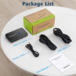 USB 3.0 Switch Selector for 2 Computers, USB Switcher Sharing 4 USB Devices Peripheral Hub for Mouse, Keyboard, Scanner, Printer; for Mac/Windows/Linux; 2 Pack USB Cables Included - Image 8
