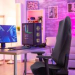 Tatuo Gaming Chair Covers with Armrest Cover Stretchy Polyester Computer Gaming Chair Slipcovers (Black) - Image 3