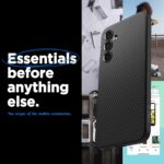 Spigen Liquid Air Designed for Galaxy A54 5G Case (2023) - Matte Black - Image 3