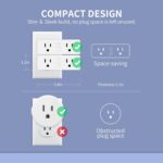 Matter Dual Smart Plug, Work with Apple Home, Siri, Alexa, Google Home, SmartThings, Smart Outlet 15A/1800W Max, Smart Home Automation, APP Remote Control,Timer&Schedule, White, 2-Pack - Image 7