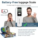 Battery-Free Luggage Scale, Suitcase Scale for Travel, 110 lbs/50 kg, Portable Handheld Weight Scale, No Batteries Needed - Image 3
