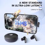Wireless Gaming Earbuds Compatible with PS5/4, Meta Quest 3S/Quest 3/Quest 2, 25ms Low-Latency, 2.4GHz Bluetooth for Steam Deck, Switch, PC (USB-C Dongle Included) - Vega T1 - Image 4