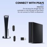 Wireless Gaming Earbuds Compatible with PS5/4, Meta Quest 3S/Quest 3/Quest 2, 25ms Low-Latency, 2.4GHz Bluetooth for Steam Deck, Switch, PC (USB-C Dongle Included) - Vega T1 - Image 9
