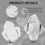GaRhomxy Car Shifter Knobs Cover Hoodie, Car Gear Shift Knob, Cute Hoodie for Car Gear, Automatic Shift Knobs Decoration, Car Interior Accessories(White) - Image 3