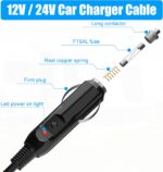 XT60 Car Charging Cable 12V/24V Compatible with Bluetti EB55 Anker 757/767 Ecoflow Delta/River Series Car Connector Portable Power - Image 3