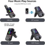 Bluetooth Car Adapter Wireless Radio Car Kit MP3 Player Support Hands-Free Calling - Image 4