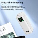 Case for Anker Prime Power Bank(27,650mAh),NOUKAJU Silicone Protective Cover,Drop-Proof,Scratch-Proof,Shock-Proof,Protective Case for Anker Prime 27,650mAh Power Bank 250W(Transparent-White) - Image 6
