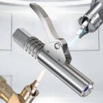 1 PC Car Grease Gun Coupler, High-Pressure Double Handle Grease Nozzle Locking Pliers Grease Nozzle, Manual Pneumatic Gear Self-Locking Universal, Compatible with 1/8" NPT Connector (Silver) - Image 5