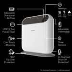 Honeywell ThermaWave 6 Ceramic Technology Space Heater, White – Ceramic Heater with Programmable Thermostat - Image 5