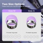 TiMOVO 6Pack Ring Case Compatible with Oura Ring Gen 4/Gen 3/Galaxy Ring/Ring AIR/RingConn, Anti-Scratch Elastic Silicone Oura Ring Cover for Women Men, Size S Black/Gray/Purple - Image 4