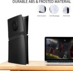 DOBEWINGDELOU Faceplate for PS5 Pro Digital Edition with Cooling Vent and Dust Filter, Face Plate Console Accessories Cover ABS Dustproof Replacement Side Shell Case Black - Image 8