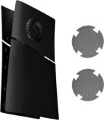 DOBEWINGDELOU Faceplate for PS5 Pro Digital Edition with Cooling Vent and Dust Filter, Face Plate Console Accessories Cover ABS Dustproof Replacement Side Shell Case Black - Image 10