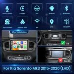 for Kia Sorento MK3 2015-2020 Fuluku 2+64GB Android 13 Car Stereo with Wireless Carplay Android Auto, 10" Touch Screen Radio Dash Kit GPS Navigation WiFi Bluetooth SWC Mic Backup Camera - Image 3