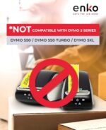 enKo [6 Rolls, 2100 Labels] Address, Shipping & Barcode Labels 30252 - Yellow (1-1/8" x 3-1/2") Compatible for Dymo LabelWriter & Rollo Printer - Image 3