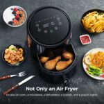 Dreo Air Fryer - 100℉ to 450℉, 4 Quart Hot Oven Cooker with 50 Recipes, 9 Cooking Functions on Easy Touch Screen, Preheat, Shake Reminder, 9-in-1 Digital Airfryer, Black, 4L (DR-KAF002) - Image 8