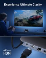 Anker Steam Deck Docking Station for Steam Deck (OLED/LCD) /ROG Ally/Legion Go(Not for Rog Ally X), 6-in-1 USB C Hub with HDMI 4K@60Hz, 1Gbps Ethernet, 2 USB A and 1 USB C Port, 100W Fast Charging - Image 4