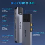 MOKiN USB C Multiport Adapter Hub Mac Dongle for MacBook Pro/Air with 4K HDMI Port, Gigabit ethernet, 2 USB, TF/SD Card Reader, USB-C 100W PD and Thunderbolt 3 - Image 3
