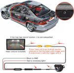 Backup Camera, 1080 FHD Back Up Camera for Cars,360° Rotatable Reverse Camera 170° Wide View Angle Rear View Mirror Camera with Night Vision, IP69 Waterproof, 2 Back Covers - Image 7