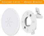 in Wall Cable Management Kit for Wall Mount TV, TV Cord Hider with 1-1/10 inch Silicone Pass Through for Low Profile Wires and Power Cables, Integrated Locking Bracket, White, 4 Pack - Image 3