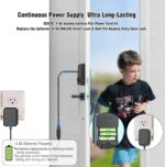 AC-Powered AA Battery Adapter (Replaces 4 AA Only) Compatible with August Smart Lock/Paramed Blood Pressure Monitor/Vikeri Trail Camera/ULTRALOQ Smart Lock/Panasonic Radio & More 6V1A Device - Image 3