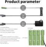 AC-Powered AA Battery Adapter (Replaces 4 AA Only) Compatible with August Smart Lock/Paramed Blood Pressure Monitor/Vikeri Trail Camera/ULTRALOQ Smart Lock/Panasonic Radio & More 6V1A Device - Image 8